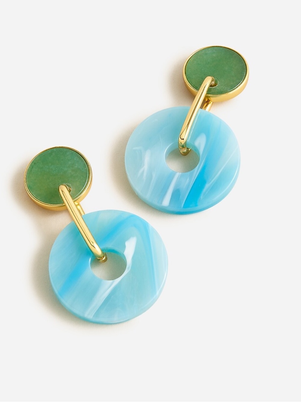 J. Crew Disc Drop Earrings